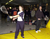 Nicol takes on Pearce ...