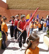 Canada's team arrive in Quito