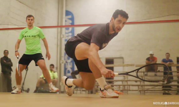 Abdallah ELmasry in action in Bordeaux