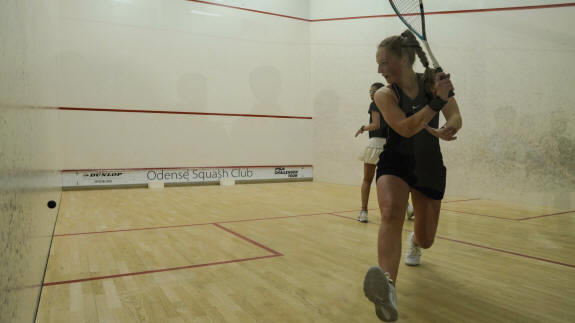 Klara Moller in action in last year's Odense Open