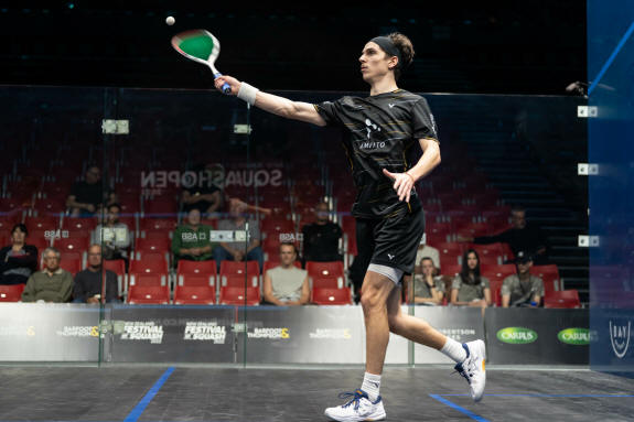 Charlie Lee during the Robertson Lodges New Zealand Open in November 2022