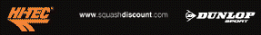 Sponsored by Ht-Tec, SquashDiscount and Dunlop - click on a logo to visit ...