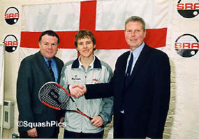 Nicol with Stuart Courtney and Matt Hammond